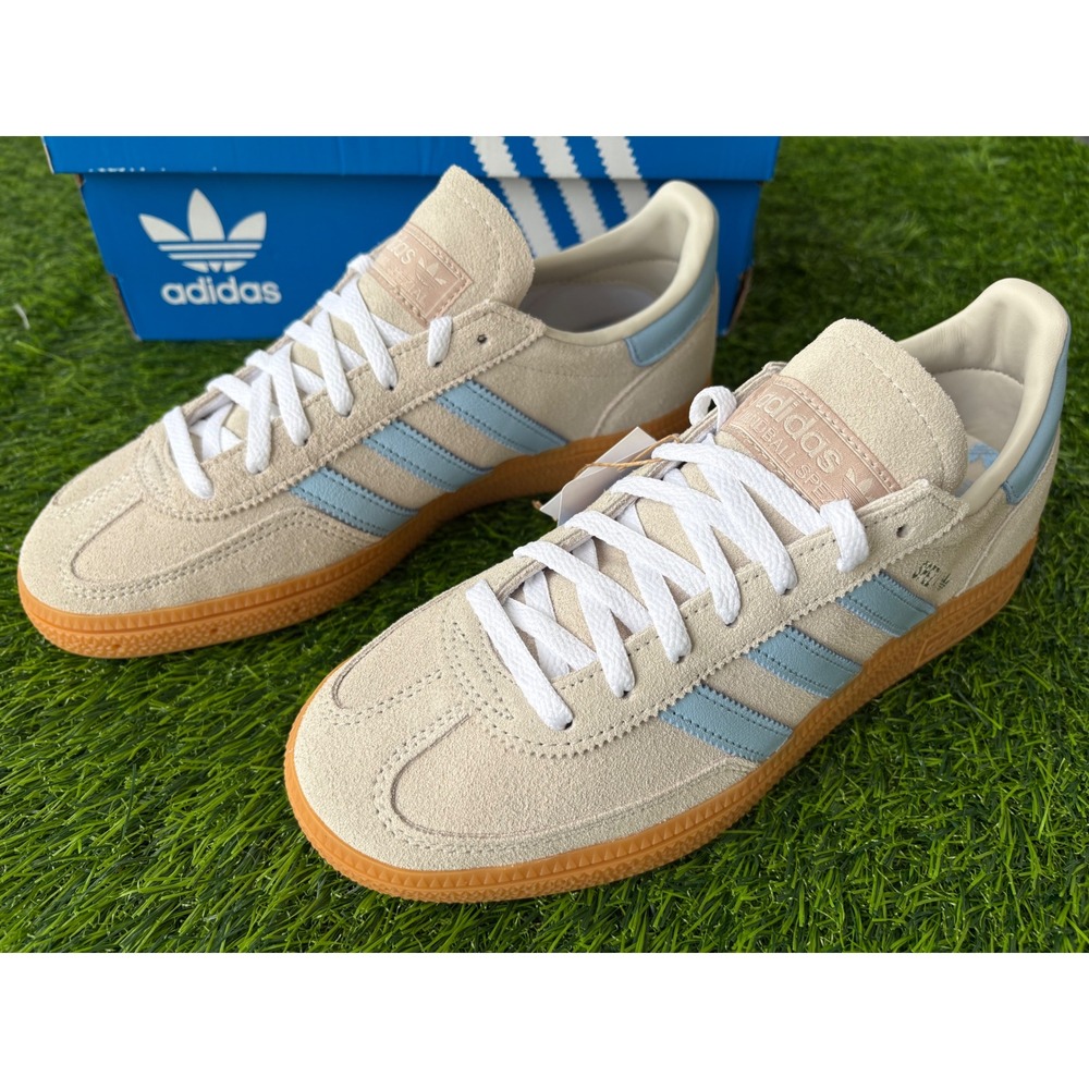 Adidas Handball Spezial W Aluminum Clear Sky Gum JS0241 Womens Sneakers 6.5
